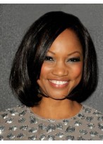 Synthetic Straight Lace Front Medium Length Wig 