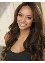 Comely Wavy Remy Human Hair Lace Front Wig 