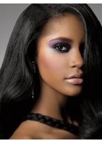 Diaphanous Straight Lace Front Human Hair Wig 