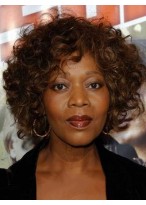 Short Curly African American Wig 