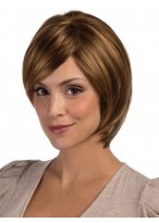 Medium Length Graduated Layered Bob Wig 
