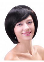 Chin Length Layered Synthetic Bob Wig 