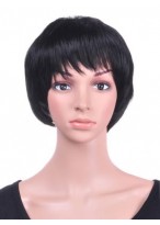 Short Layered Synthetic Bob Wig 