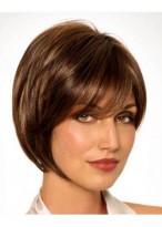 Monofilament Synthetic Straight Bob Wig 