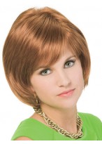 Synthetic Straight Capless Bob Wig 