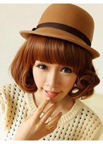 Curly Bob Style Lolita Wig 