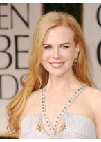 Nicole Kidman's Long Hairstyle Lace Wig 