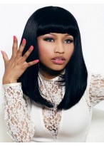 Nicki Freestyle Straight Synthetic Full Bangs Wig 