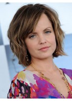 Mena Suvari Medium Lace Front Remy Hair Wig 