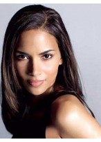 14" Halle Berry Style Straight Wig 