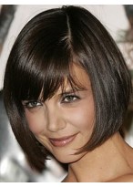 10" Katie Holmes Straight Wig 
