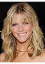 Alluring Wavy Human Hair Capless Wig 