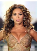 Beyonce Long Wavy Human Hair Wig 