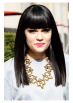 Jessie J Long Straight Human Hair Wig 