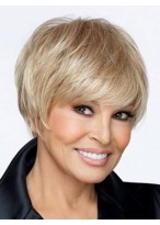 Capless Sassy Straight Synthetic Wig 