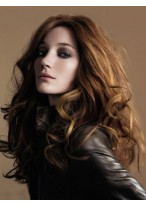 100% Human Hair Wavy Full Lace Wig 