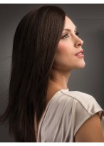 Long Straight Capless Remy Hair Wig 