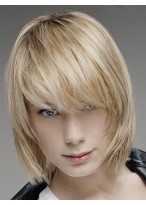 Straight Remy Hair Lace Front Wig 