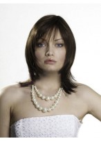 Layered Style Remy Human Hair Wig 