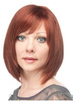 Full Lace With Mono Top Straight Human Hair Wig 