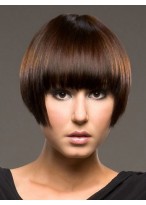 Straight Short Capless Wig 