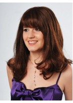 Long Wavy Human Hair Wig 