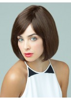 Capless Bob Hairstyle Human Hair Wig  