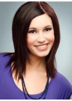 Auburn Front Lace Human Hair Wig 