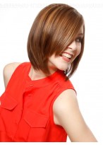 Medium Capless Straight Wig 