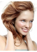Short Length Human Hair Full Lace Wave Wig 