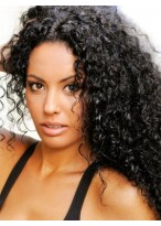 Remy Human Hair Water Curly Full Lace Wig 