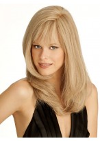 Capless Real Hair Straight Wig 