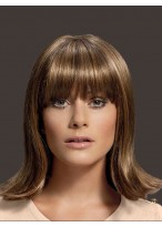 Silky Straight Human Hair Capless Wig 
