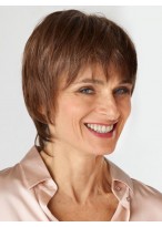 Short Lace Straight Human Hair Wig 