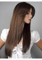 Lace Front Silky Straight Human Hair Wig 