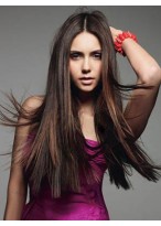 Straight Middle Part Lace Front Human Hair Wig 