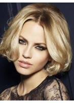 Mid-length Lace Human Hair Wig 