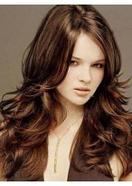 Long Lace Front Human Hair Wig With Flying Curls 