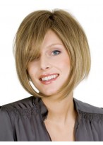 Straight Bob Style Human Hair Wig 