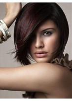 Straight Lace Front Wig Without Bangs 