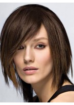 Saucy Short Straight Capless Human Hair Wig 