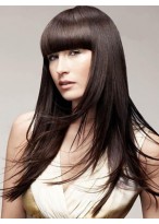 Splendid Long Straight Capless Human Hair Wig 