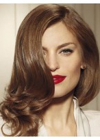 Superb Wavy Human Hair Lace Front Wig 