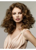 Diaphanous Lace Front Wavy Human Hair Wig 
