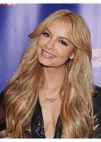 Alluring Long Wavy Human Hair Lace Front Wig 