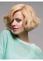 Lace Front Wavy Execllent Human Hair Wig 