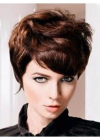 Beautiful Wavy Remy Human Hair Capless Wig 