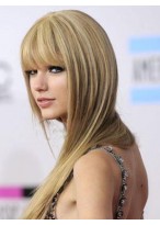 Straight Engaging Human Hair Capless Wig 