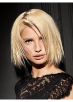 Engaging Capless Straight Remy Human Hair Wig 