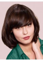 Engaging Straight Human Hair Capless Wig 